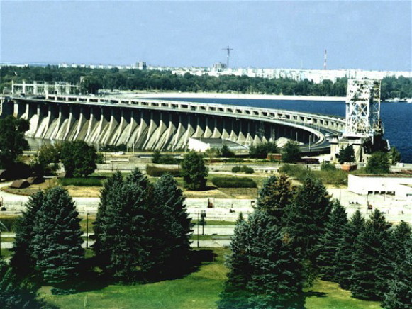 Image - Dnipro Hydroelectric Station near Zaporizhia.